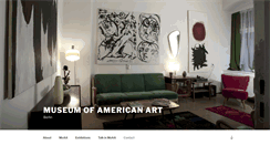 Desktop Screenshot of museum-of-american-art.org