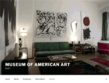 Tablet Screenshot of museum-of-american-art.org